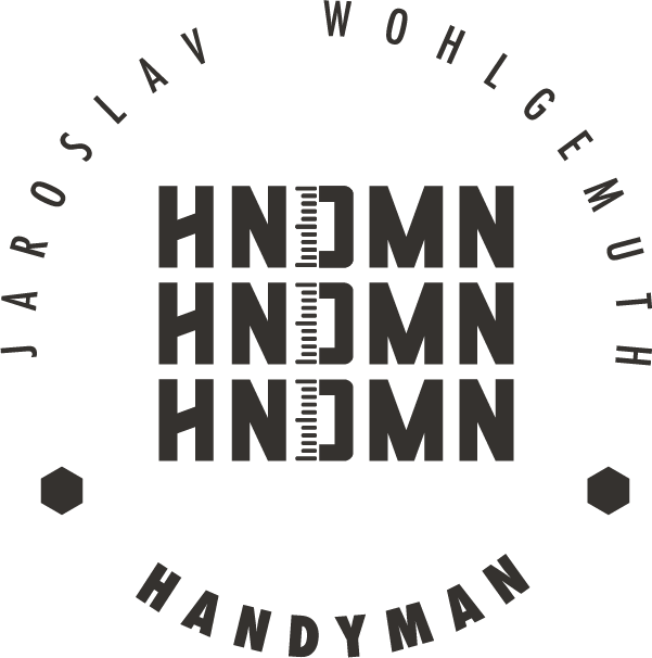 Logo Handyman Round Brown